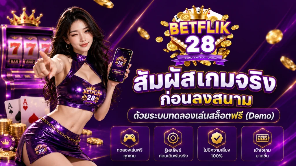 betflik28 สัมผัสเกมจริงก่อนลงสนาม ด้วยระบบทดลองเล่นสล็อตฟรี